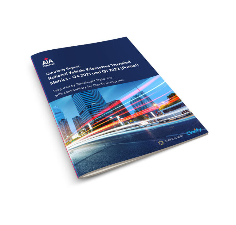 National Vehicle Kilometres Travelled Metrics Q4 2021 and Q1 2022